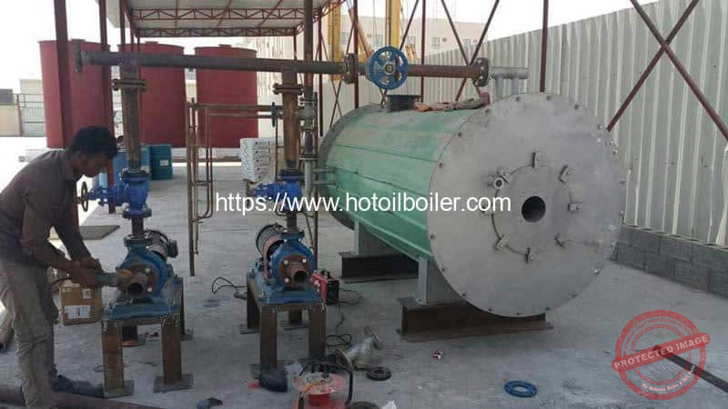 400000Kcal-Diesel-Oil-Fired-Thermal-Oil-Boiler-Installation-in-Bahrain